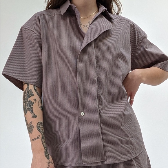 🍵🍵 SOLD 🍜🍜 Deiji Studios Placket Shirt - Picture 3 of 8